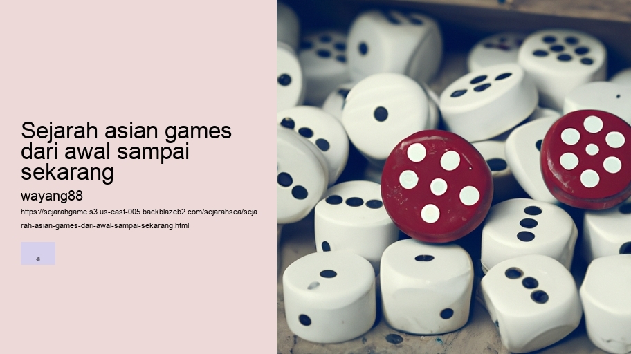 sejarah asian games dari awal sampai sekarang