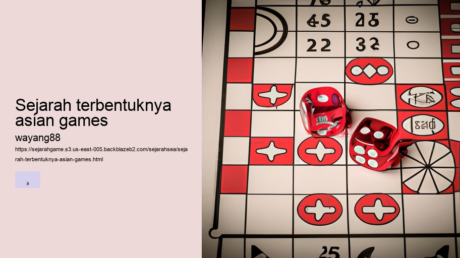 sejarah terbentuknya asian games